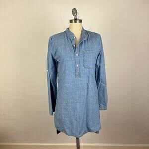 Elizabeth & James Textile Chambray Shirt Dress